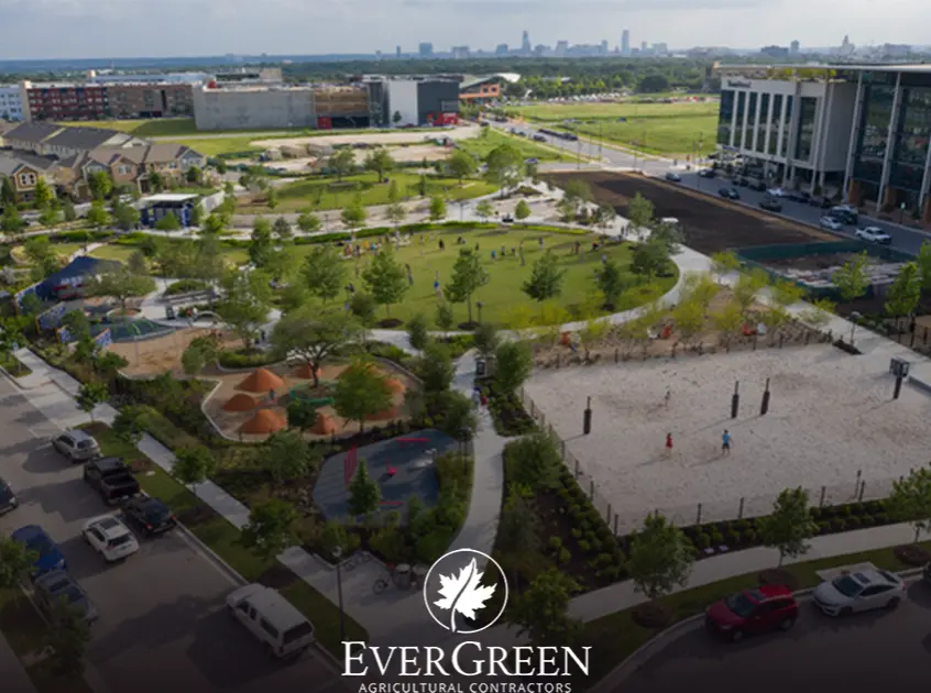 Public park design landscape architecture